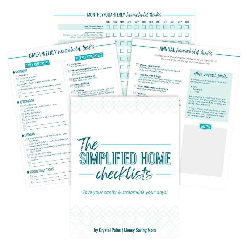 Simplified Home Checklists