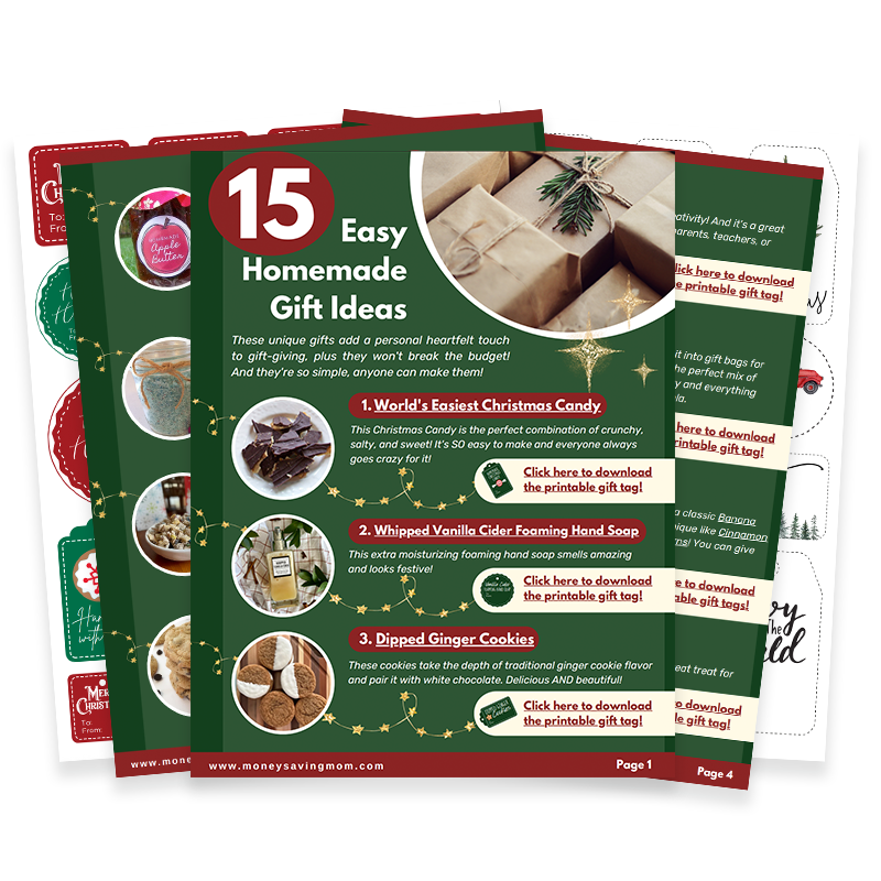 Homemade gift ideas.